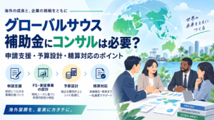 グローバルサウス補助金の申請にコンサルは必要？外部支援を活用すべきケース