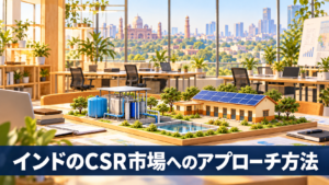インドのCSR市場に日本企業はどう参入できるか？　　　　　　技術採用事例と現地実証の進め方